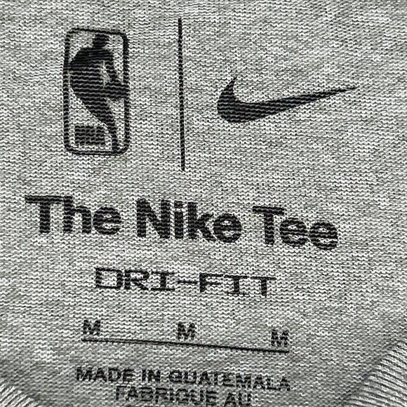 Washington Wizards Shirt Men’s M Gray The Nike Tee Engineered Dri-Fit NBA - Picture 4 of 10